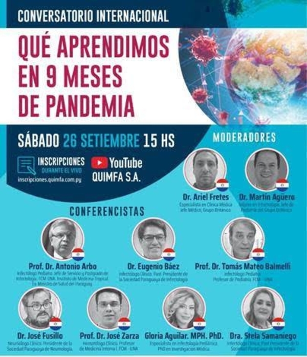 HOY / ¿Qué aprendimos en 9 meses de pandemia?, responderán en conversatorio