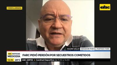 FARC pidió perdón por los secuestros cometidos - ABC Noticias - ABC Color