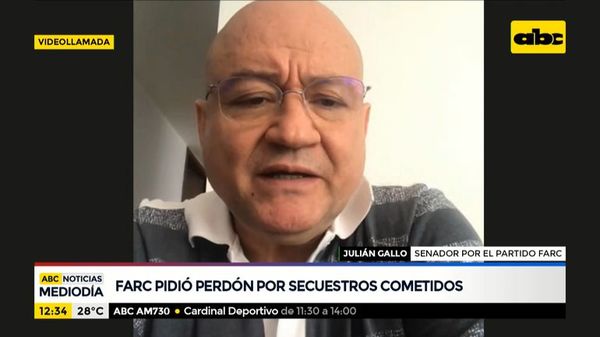 FARC pidió perdón por los secuestros cometidos - ABC Noticias - ABC Color