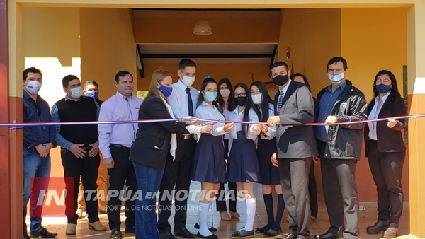 INAUGURAN MEJORAS EN EL COLEGIO APE AIME DE SAN RAFAEL DEL PNÁ