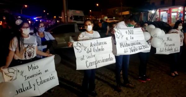 Realizan caravana por la paz en el distrito de Yby Yaú y piden liberación de Oscar Denis