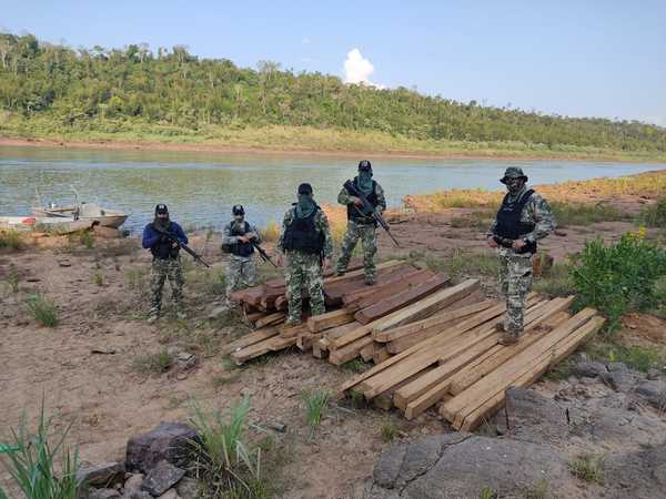 Incautan maderas nativas a orillas del río Paraná