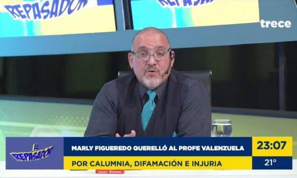 “Profe” Valenzuela a Marly: “sus hijos tienen vergüenza de salir a la calle” (video)