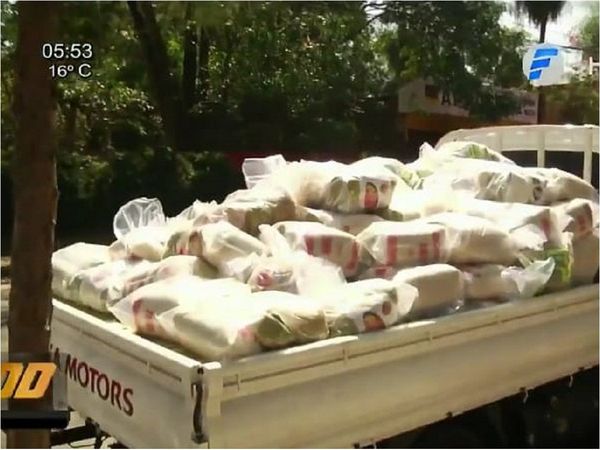 100 toneladas de alimentos para las comunidades que rechazaron al EPP