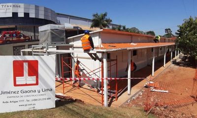 Segundo Pabellón de Contingencia con 50% de avance
