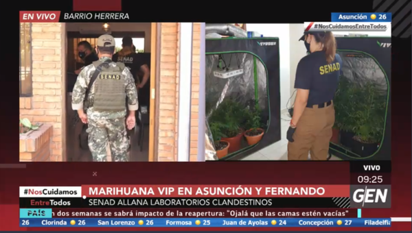 HOY / Continúa el operativo "Monkey blue" con varios allanamientos en Asunción y Fernando de la Mora
