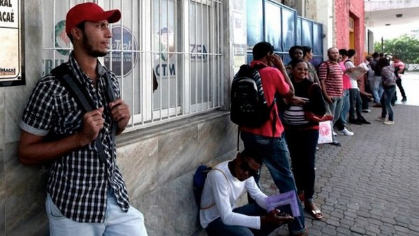 Brasil: el desempleo aumentó 27,6% y el índice oficial llegó a 13,6% - ADN Paraguayo