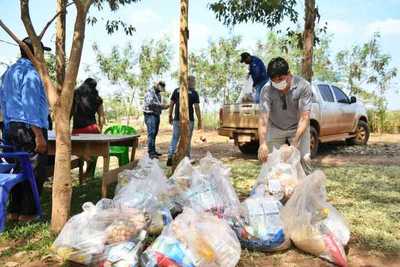 ITAIPU entregó primer lote de 30.000 kg de alimentos a comunidades indígenas del Alto Paraná