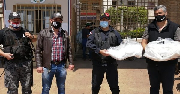 La Nación / Penal de Concepción recibió equipos de bioseguridad y tapabocas