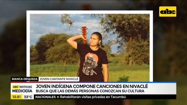 Joven indígena compone canciones en Nivaclé - ABC Noticias - ABC Color