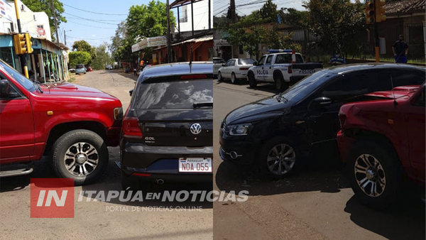 ACCIDENTE DEJÓ DAÑOS MATERIALES EN ACCESO A CURUPAYTY.