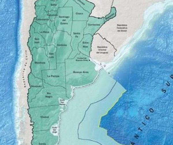 Así es el nuevo mapa de Argentina validado por la ONU