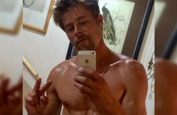 El obrero que es idéntico a Brad Pitt ahora comparte 'contenido explícito' en la web - SNT