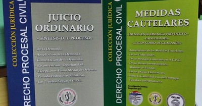 La Nación / Presentan libros dirigidos exclusivamente a la comunidad jurídica del país