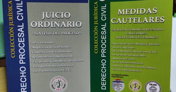 La Nación / Presentan libros dirigidos exclusivamente a la comunidad jurídica del país