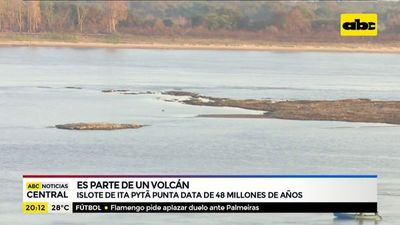 Islote de Ita Pytã Punta es parte de un volcán - ABC Noticias - ABC Color