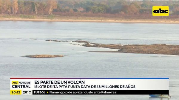 Islote de Ita Pytã Punta es parte de un volcán - ABC Noticias - ABC Color