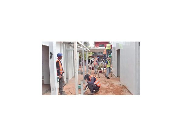 Obra de pabellón de contingencia con 50% de avance en CDE