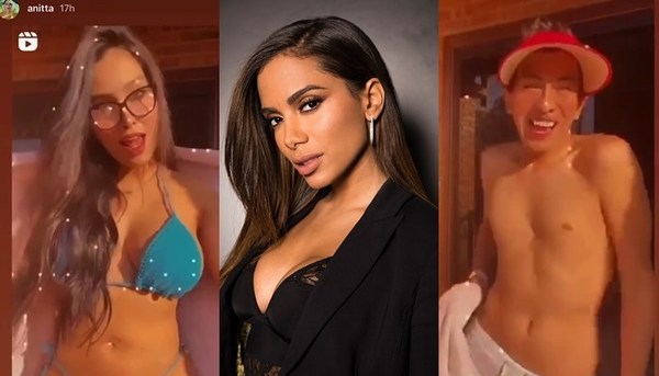 Anitta quedó encantada con Toñito Gaona y Jazmín Mernes - Teleshow