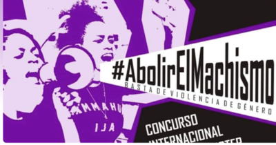 Concurso internacional de afiche para abolir el machismo