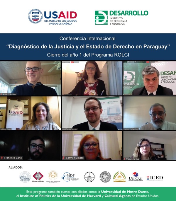 Expertos de la universidad de Notre Dame evaluaron sistema paraguayo de justicia