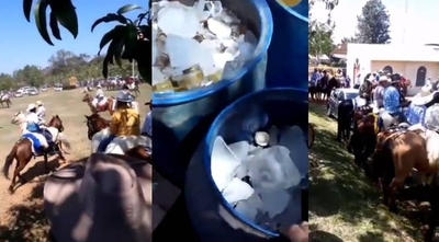 HOY / Fiesta patronal en Caraguatay rompe protocolo COVID: aglomeración, gente sin tapabocas y bebidas
