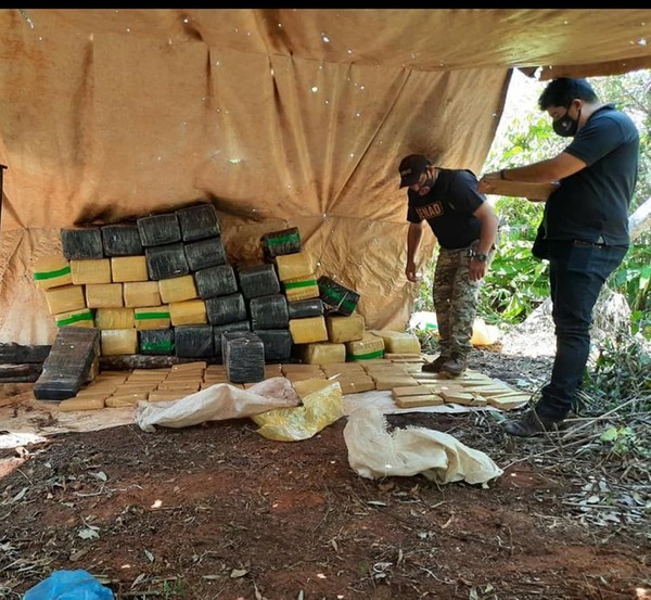 Canindeyú: Fiscalía logra incautar más de una tonelada de droga en Yby Pytá » Ñanduti