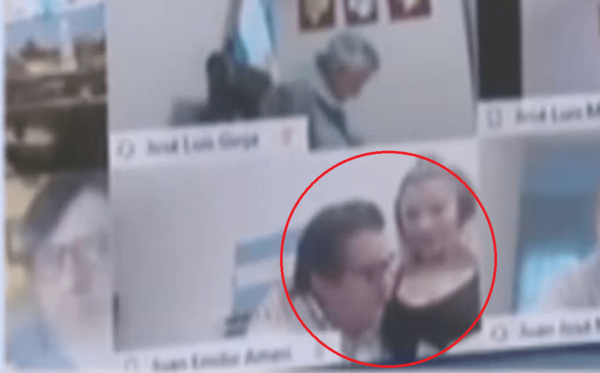 Acto sexual de un diputado argentino en plena sesión virtual desata escándalo - Noticiero Paraguay