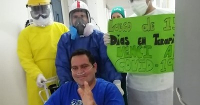 La Nación / Itapúa: paciente venció al COVID-19 tras 14 días en terapia intensiva