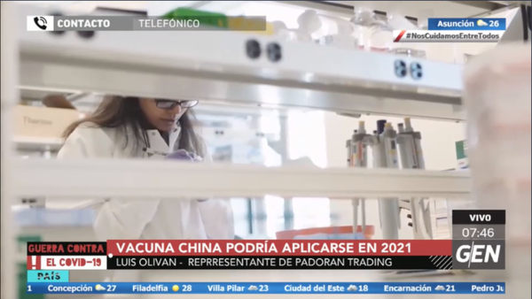 HOY / Luis Olivan representante de Padoran Trading, sobre la vacuna china contra el COVID-19