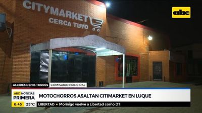 Motochorros asaltan local comercial en Luque - ABC Noticias - ABC Color