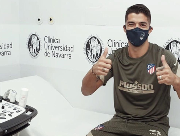 Suárez pasa las pruebas médicas en el Atlético de Madrid