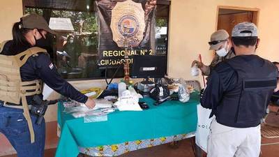 Antinarcóticos desmantelaron laboratorio de cocaína en Presidente Franco