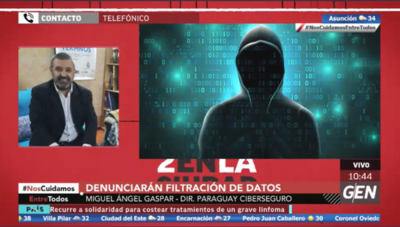 HOY / Miguel Ángel Gaspar, director de Paraguay Ciberseguro, sobre denuncia por filtración de datos personales y confidenciales