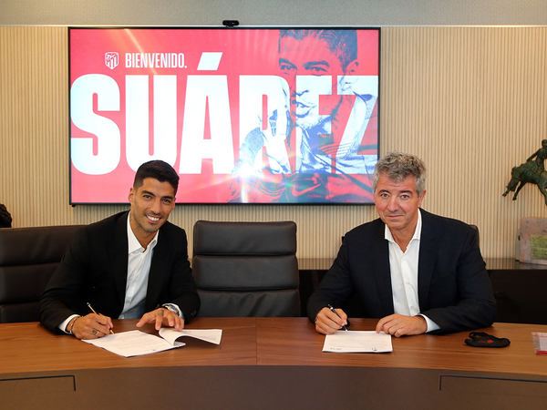 Luis Suárez es oficialmente del Atlético de Madrid