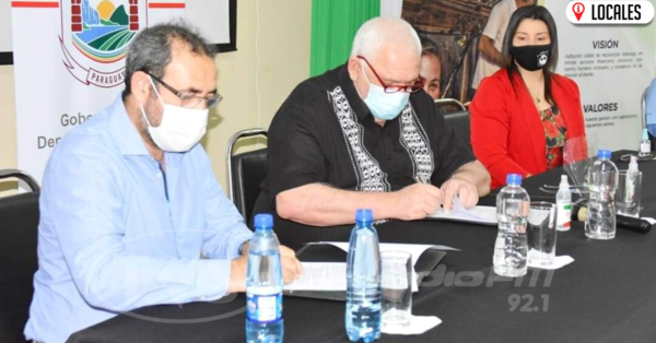 CAH firmó convenio de cooperación con la Gobernación de Itapúa