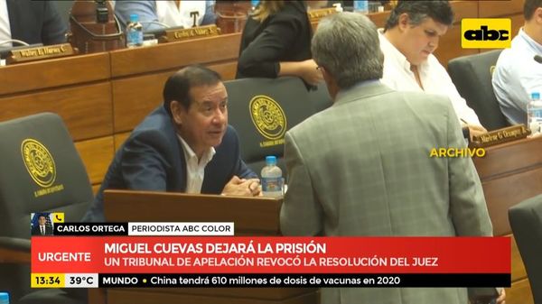 El diputado Miguel Cuevas saldrá de prisión - ABC Noticias - ABC Color