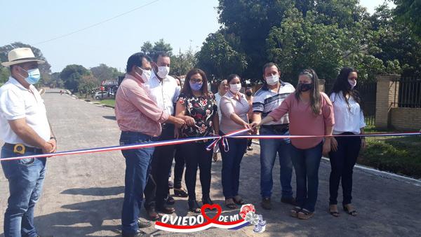Municipio ovetense inauguró empedrado en Quinta Neluye – Prensa 5