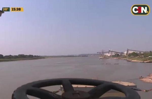 Bajante del río Paraguay afecta toma de agua de la Essap - C9N