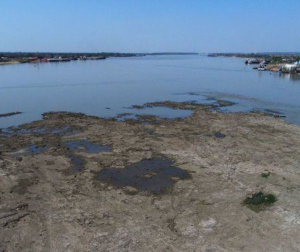 Histórica sequía del río Paraguay