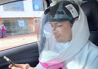 Crónica / ¡Casco guaraní, anticovid!