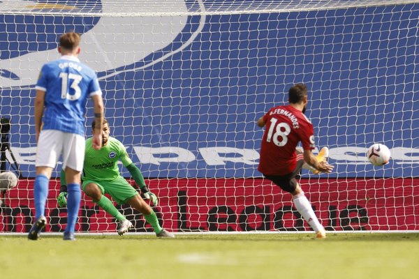 En un partido de locos, Manchester United derrotó al Brighton