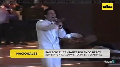 Falleció el cantante Rolando Percy - ABC Noticias - ABC Color