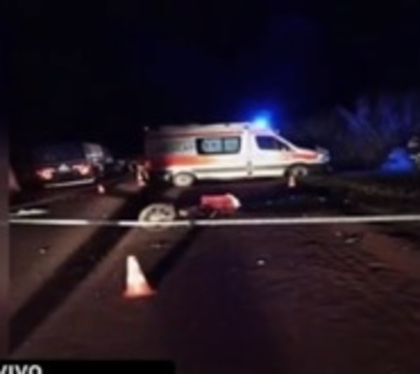 Accidente en Itapúa: Motociclista fallece al chocar contra un camión - Paraguay.com