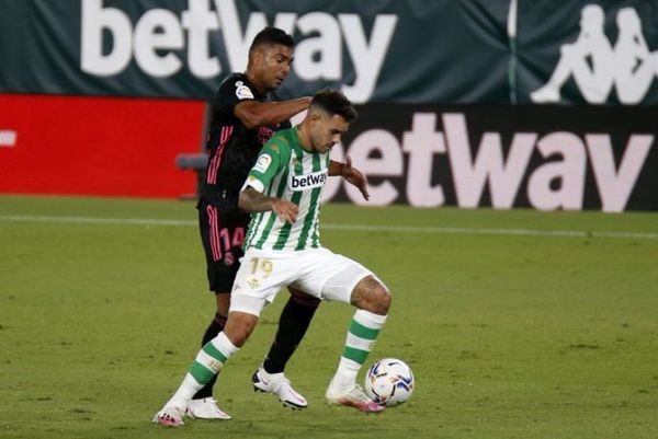 Con Tonny Sanabria de titular, el Betis cayó de local ante Real Madrid