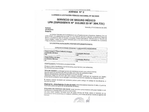 Gabinete Civil quiere seguro médico por G. 4.020 millones