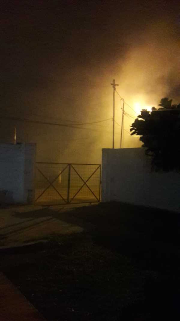 (Video) Fuego y susto en el barrio San Luis » San Lorenzo PY