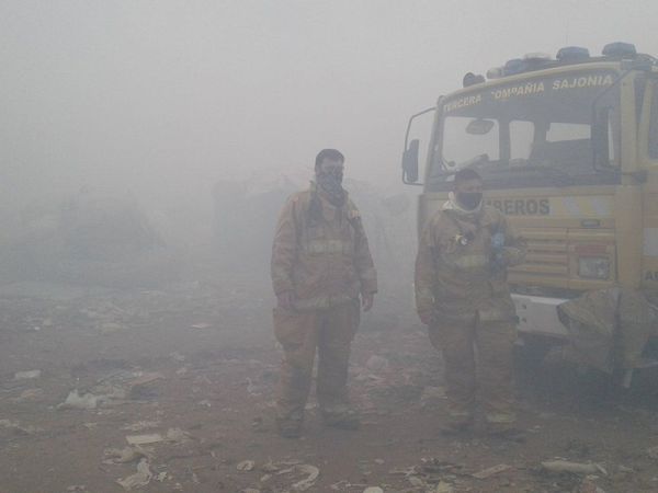 Vertedero Cateura sufre un incendio de gran magnitud