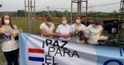 Con automisa y caravana pidieron paz para el norte y libertad de los secuestrados