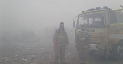 Domingo con ambiente denso por humareda de incendios